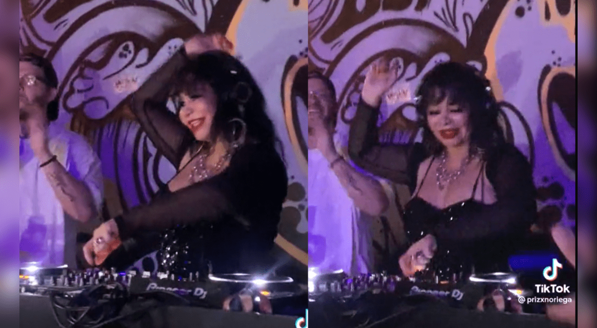 Susy Díaz resorts as a DJ in a disco and causes a sensation with a change of look
