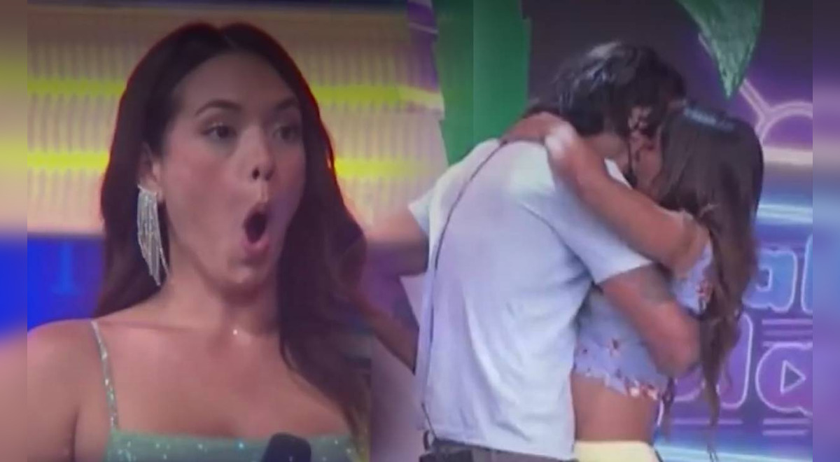 This is how Jazmín Pinedo reacted when she saw Gino Assereto kiss a new member of “This is war”