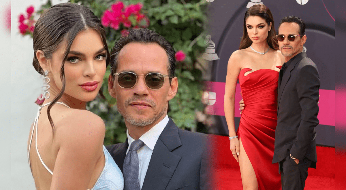 How old is Marc Anthony and how much difference is he with Nadia Ferreira?