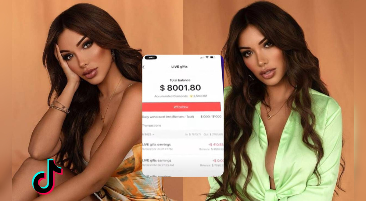 Paula Manzanal reveals that she earns up to $8,000 a week for transmissions on TikTok
