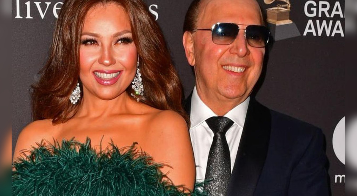 How old is Tommy Mottola and how much difference is he with Thalia?