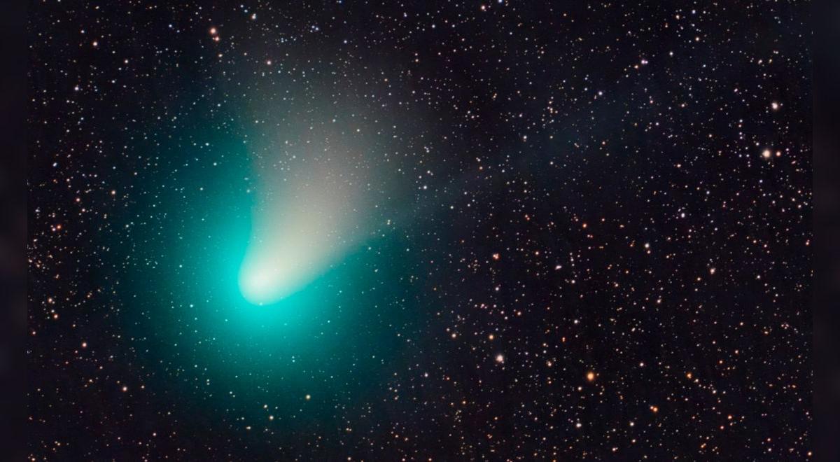 Captan en Huancayo la mejor foto del cometa verde, que ahora se aleja
