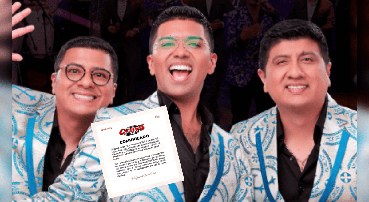 Grupo 5 Cancela Concierto En Piura Por Pésimo Estado De Escenario ...