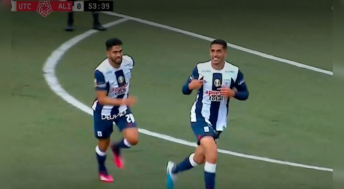 Gol Pablo Sabbag Alianza Lima vs. UTC se enfrentan por la Liga 1 2023