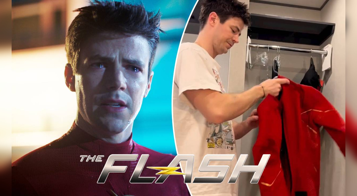 Grant Gustin Says Goodbye To The Flash He Hangs His Suit For The Last Time In A Viral Video