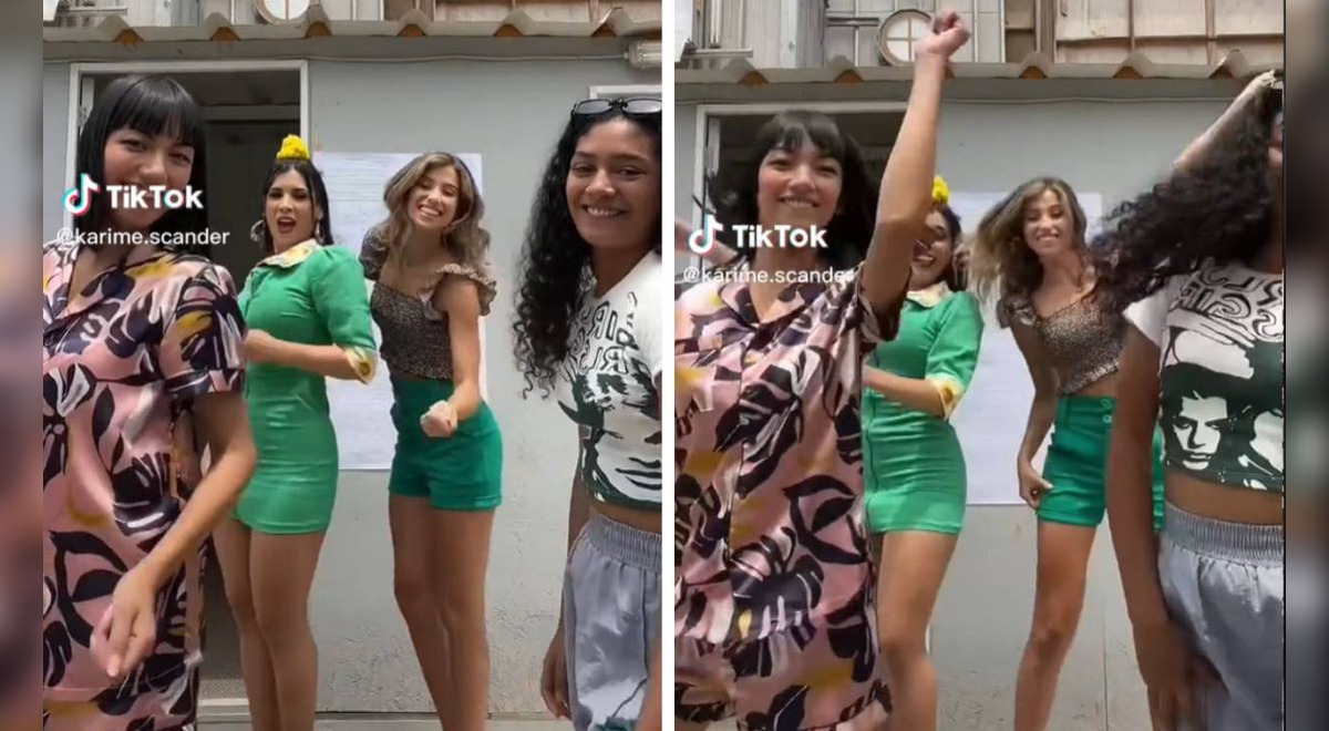 “There are 4 angels”: Alessia, July, Zulimar and Kimberly from “Al fondo hay sitio” stir up the networks with a group dance