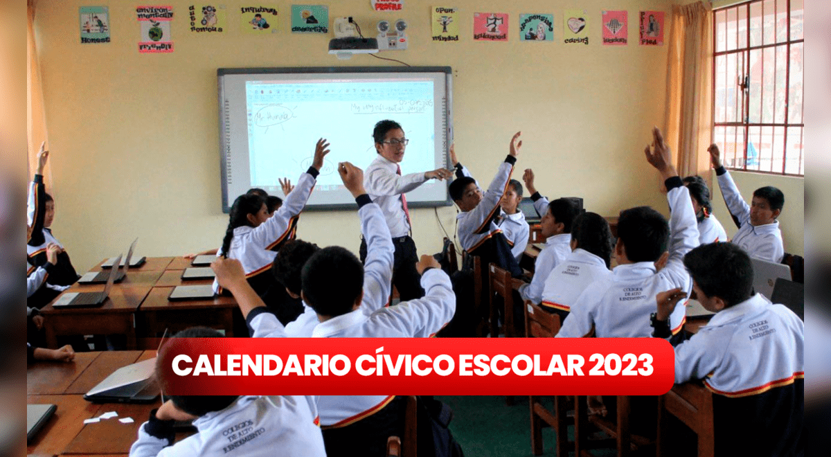 Aquí, Calendario cívico escolar 2023 cuáles son las fechas