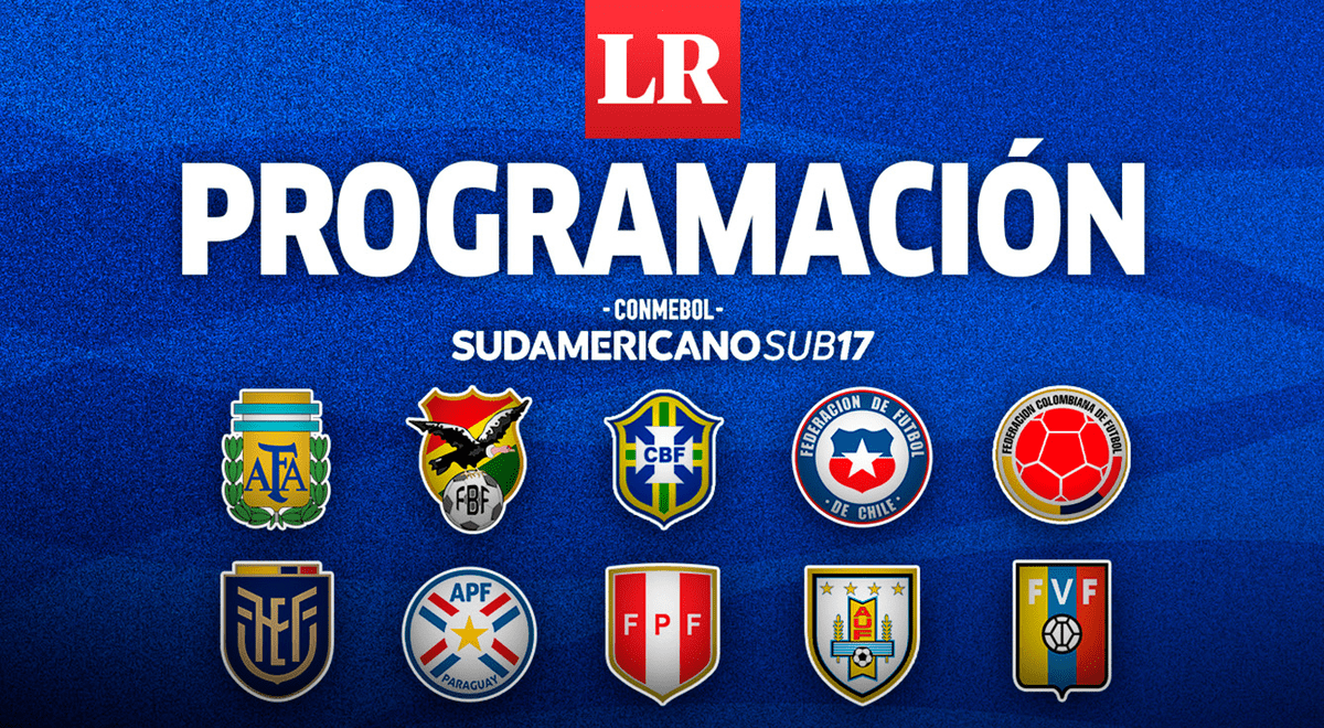 Sudamericano sub17 EN VIVO programación y tabla de posiciones de la
