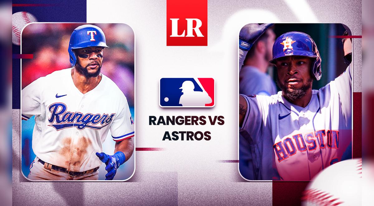 Rangers de Texas vs Astros de Houston ver en EN VIVO el juego de