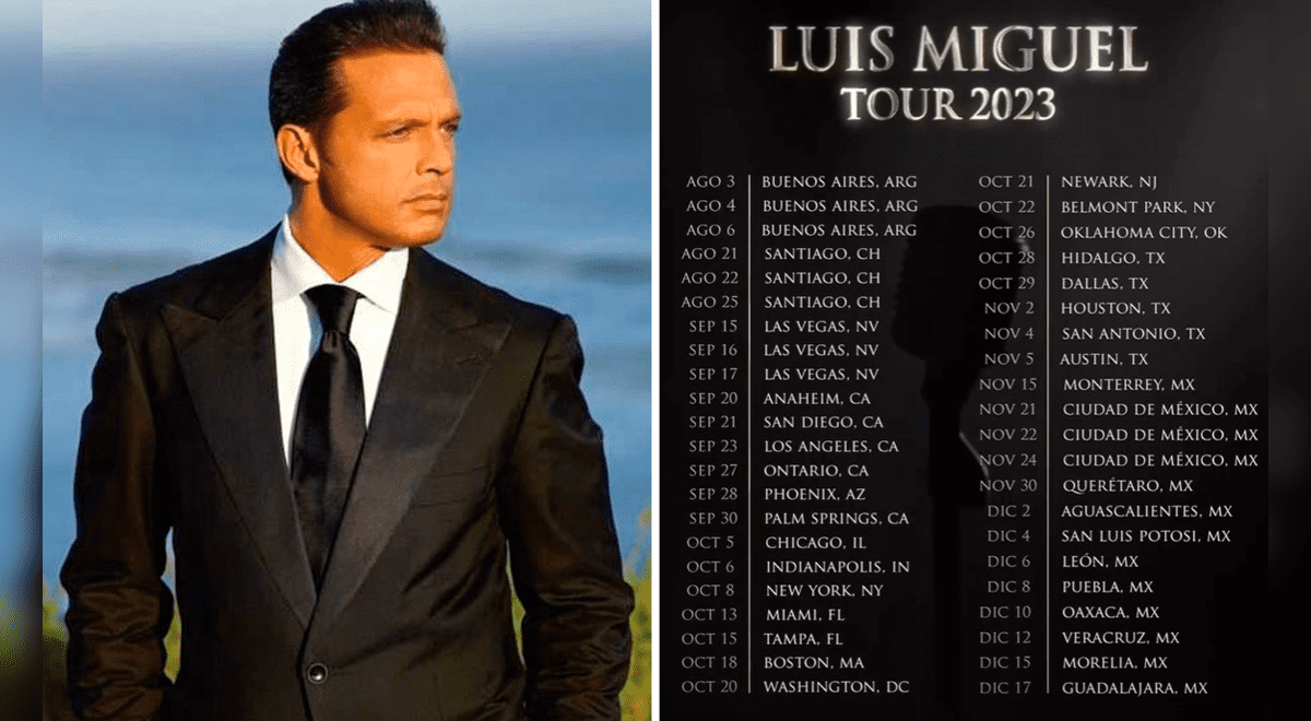 Luis Miguel anuncia gira de conciertos en Latinoamérica pero excluye a Perú  | Sol de México | Chile | Argentina | Famosos | La República