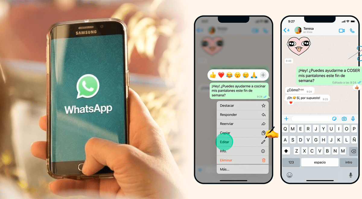 Whatsapp Permite Editar Mensajes Enviados ¿cómo Funciona La Nueva Herramienta De Tus Chats 4454