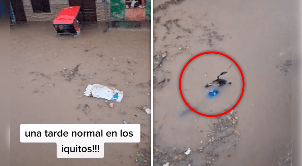 TikTok | Viral | Deja su moto estacionada en la calle y al regresar la encuentra  inundada por la lluvia | video | redes sociales | Iquitos | LOL La República