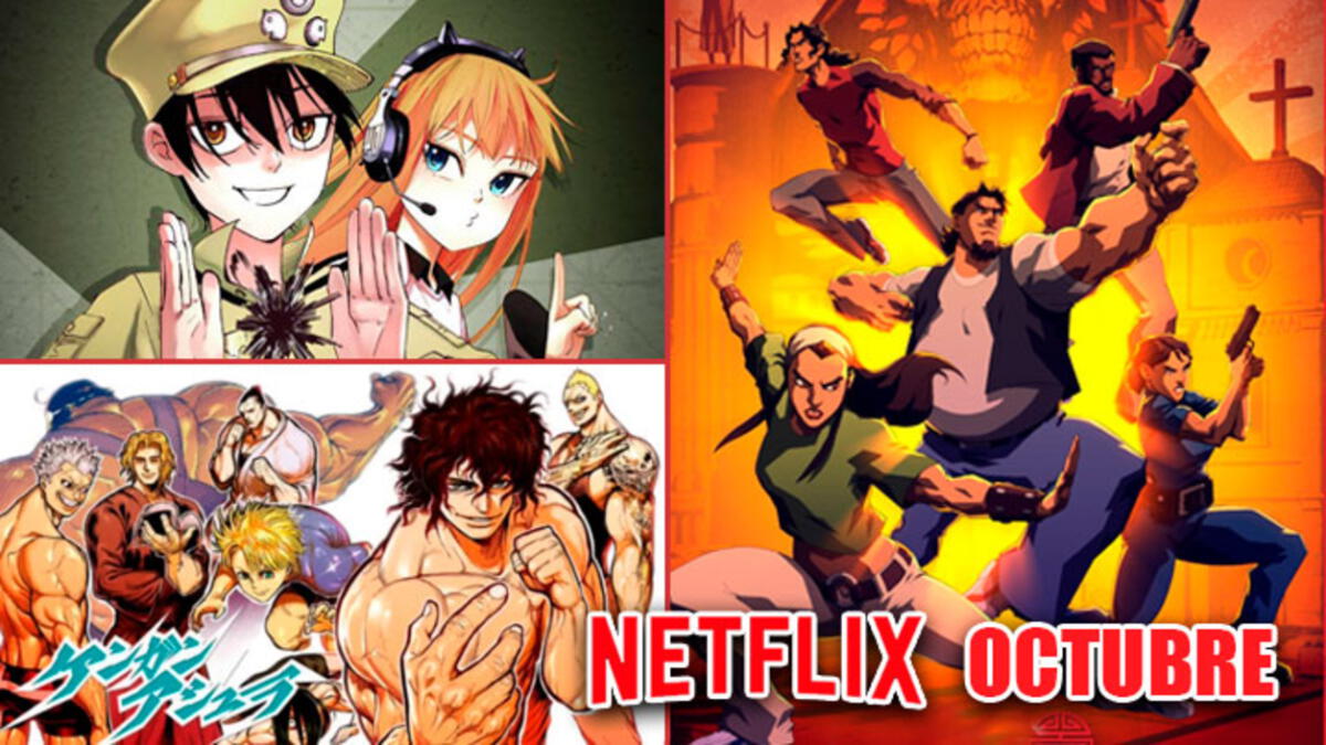 Netflix todos los animes que se estrenan en octubre seis manos