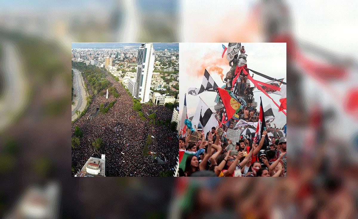 Crisis en Chile | Más de un millón de personas marchan contra Piñera y ...