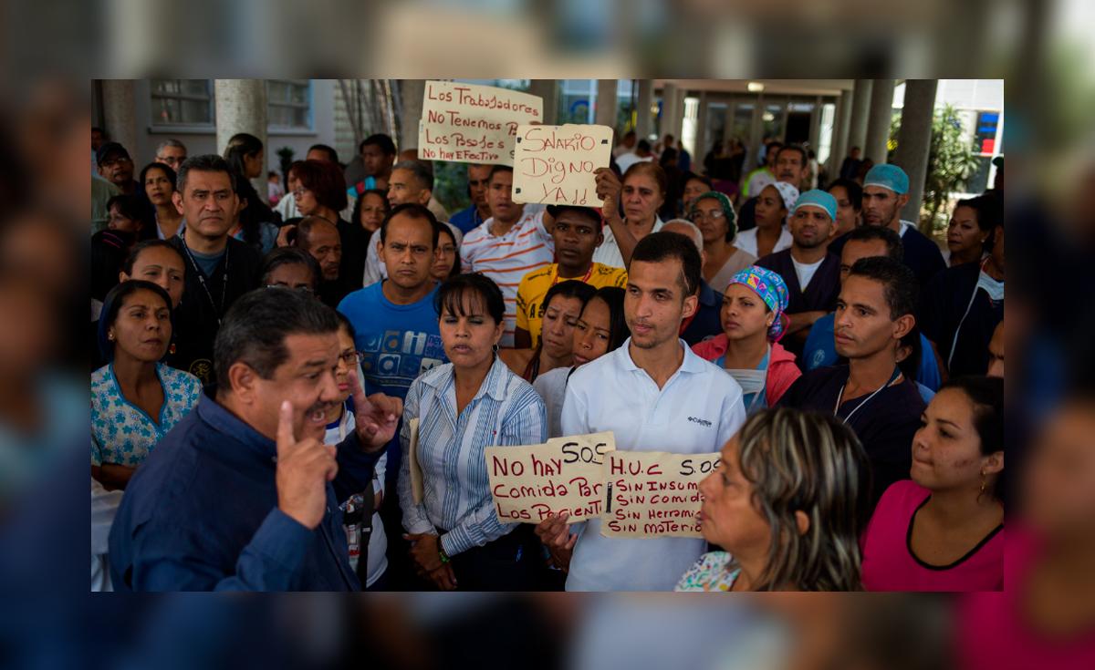 Venezuela: Una vez más protestan en hospital universitario por falta de ...