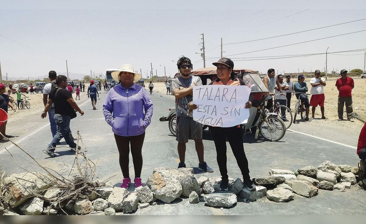 Pobladores de Talara bloquean carretera Panamericana Norte por falta de ...