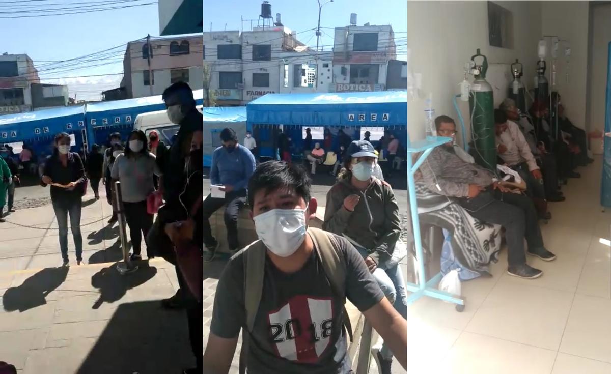 Arequipa: denuncian falta de atención para pacientes COVID-19 en ...