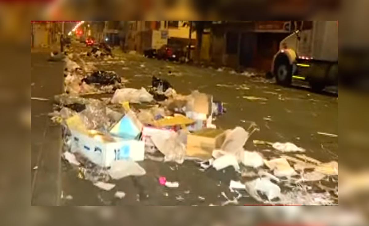 La Victoria: vendedores ambulantes dejan gran cantidad de basura en las ...