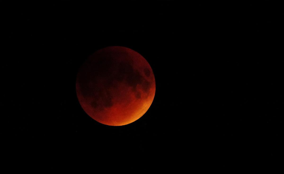 Eclipse lunar hoy En Venezuela: así se vio EN VIVO la luna de sangre en ...