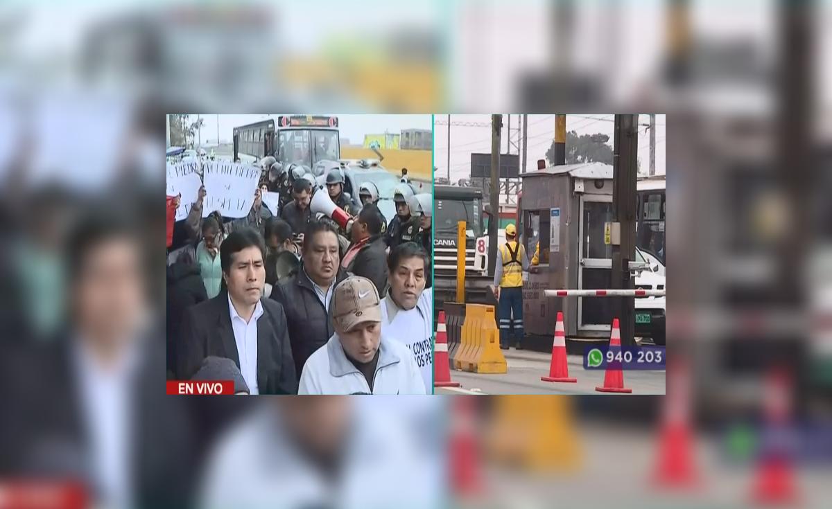 Puente Piedra: manifestantes exigen nulidad de peajes de Rutas de Lima ...