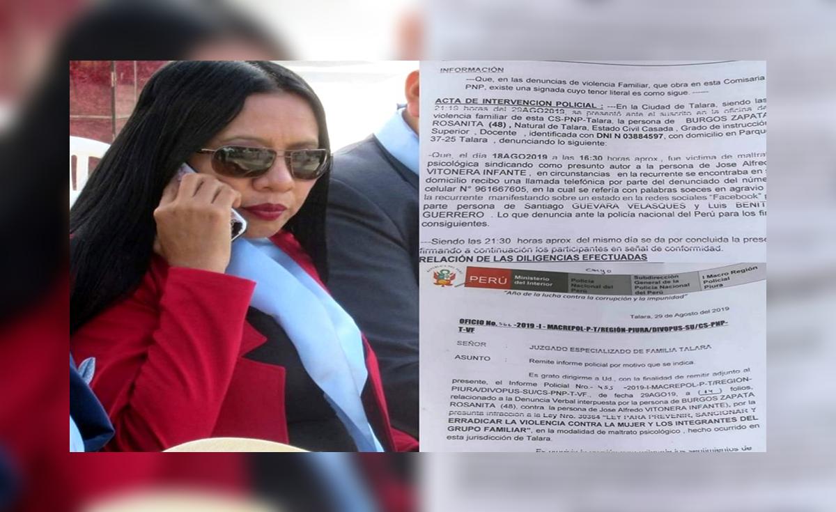 Regidora denuncia al alcalde de Talara por el delito de violencia ...