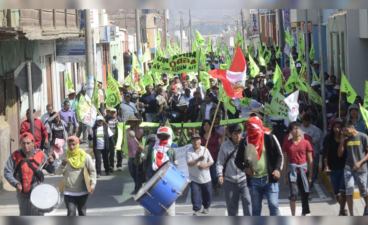 Valle de Tambo inicia protesta indefinida contra proyecto Tía María ...