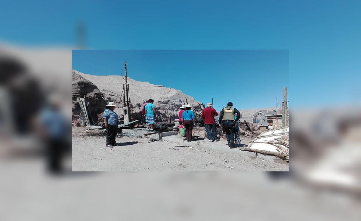 Moquegua: Incendio deja en la calle a humilde madre y sus dos hijos ...