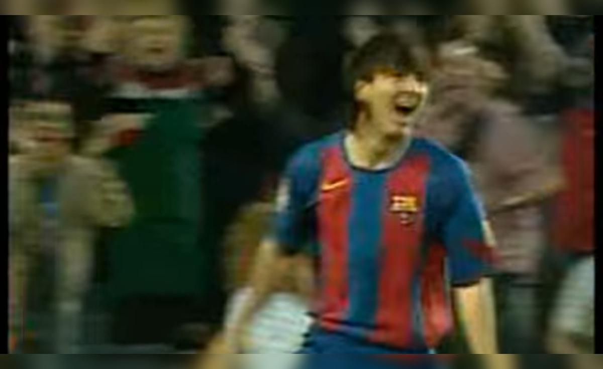 Messi deja el Barcelona: Revive el primer gol de Lionel Messi en el ...