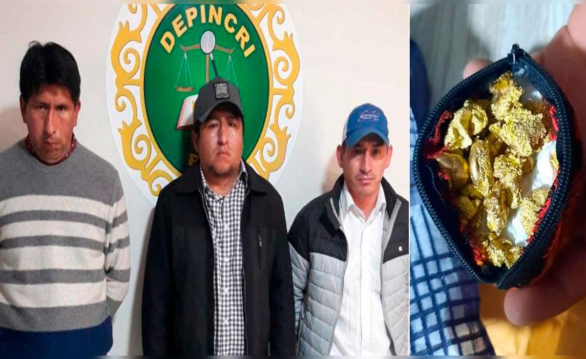 Puno: detienen a sujetos por estafar a personas con las pepitas de oro ...