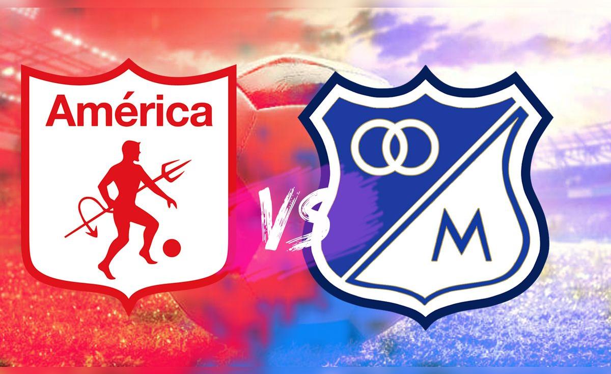TARJETA ROJA: Ver partido América de Cali vs Millonarios EN VIVO HOY ...