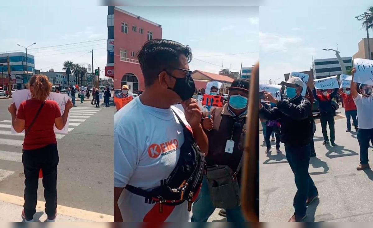 Registran incidentes entre simpatizantes de Fujimori y Castillo en ...