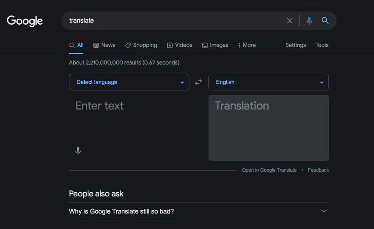 Google recibe su tan esperado modo oscuro en su versión web y así luce ...