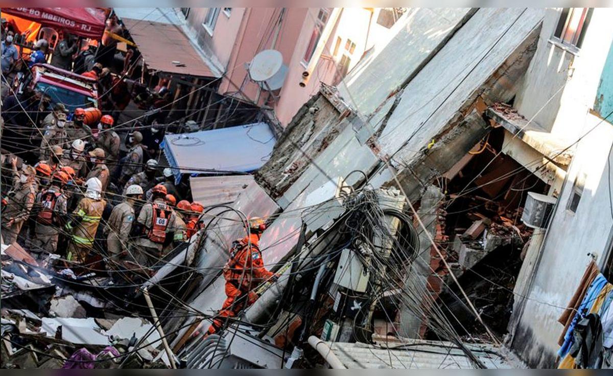 Impactante derrumbe de un edificio en Brasil deja al menos dos muertos ...