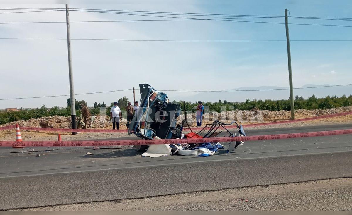 Arequipa: padre e hijo murieron en un accidente de tránsito en la ...