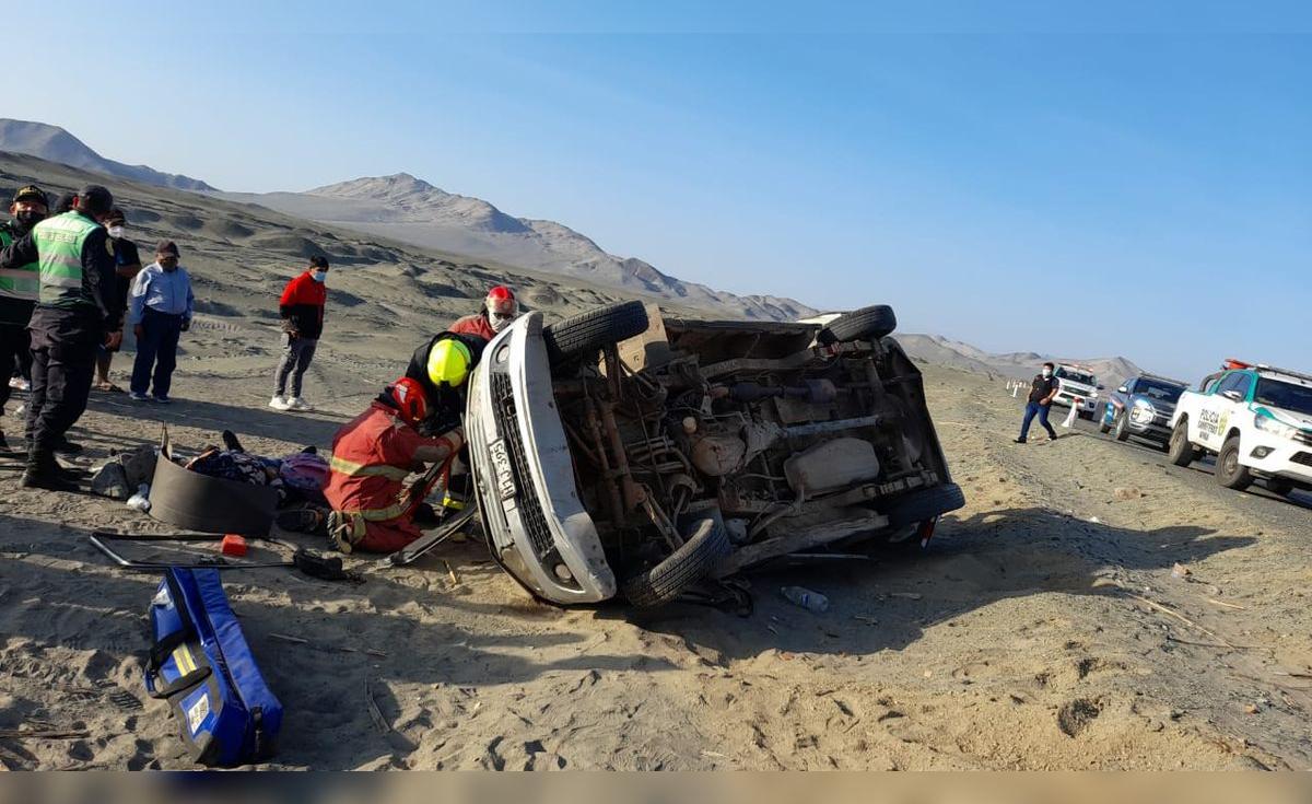 La Libertad: camioneta se despista y tres personas resultan heridas ...