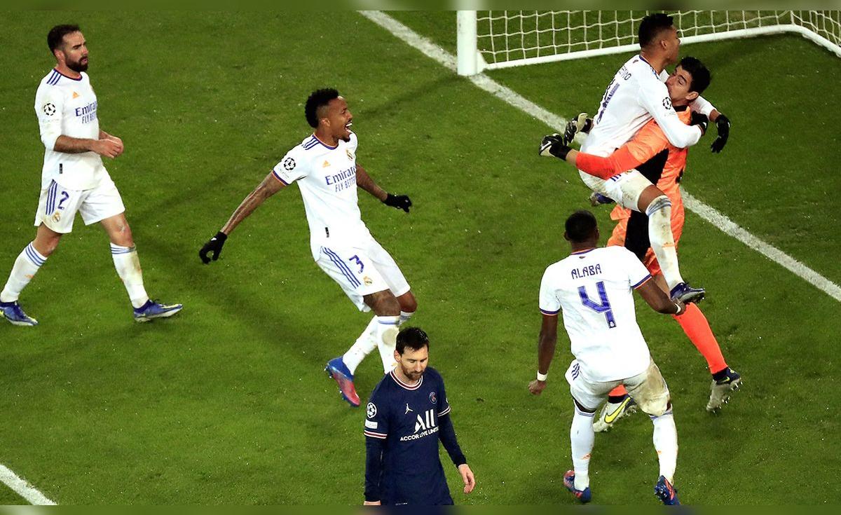 PSG vs Real Madrid | Thibaut Courtois tras el penal de Lionel Messi ...