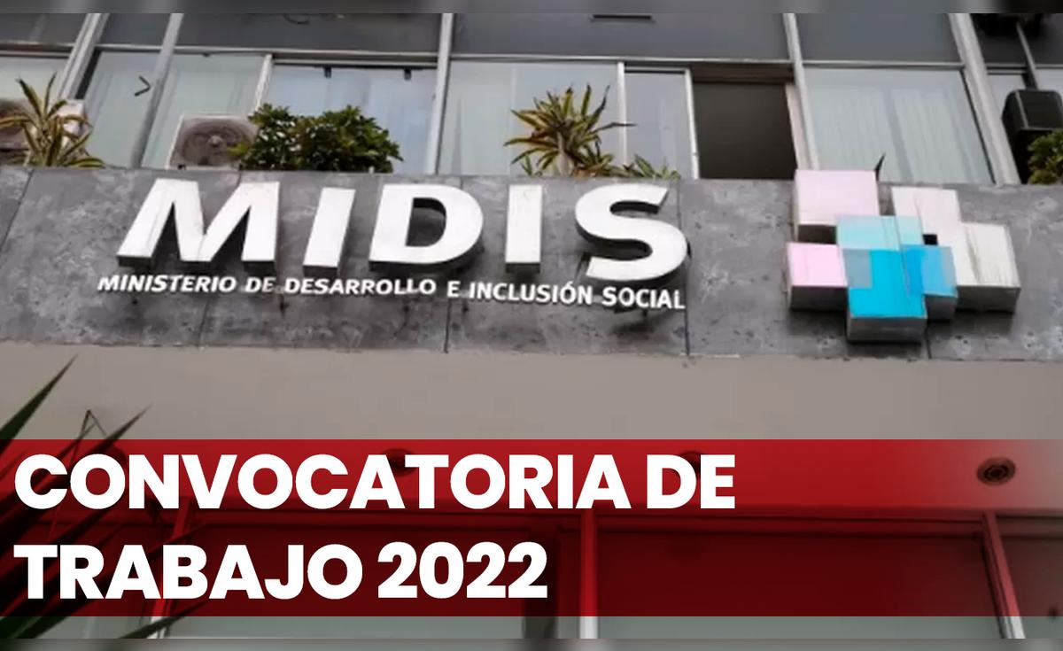 Convocatoria Midis 2022 vigentes | Ministerio de Desarrollo e inclusión ...