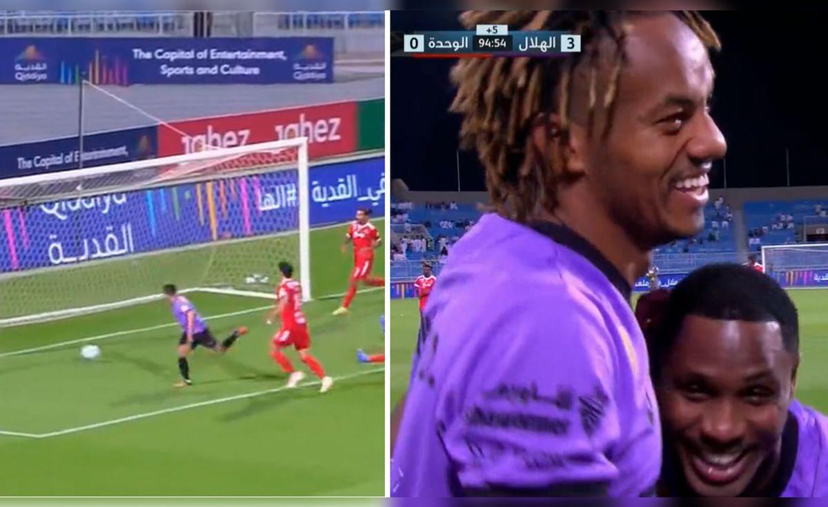 André Carrillo | Jugador del Al Hilal falla gol sin arquero y André ...