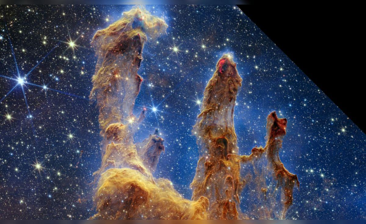 NASA: Así se ven los Pilares de la Creación a través del James Webb ...