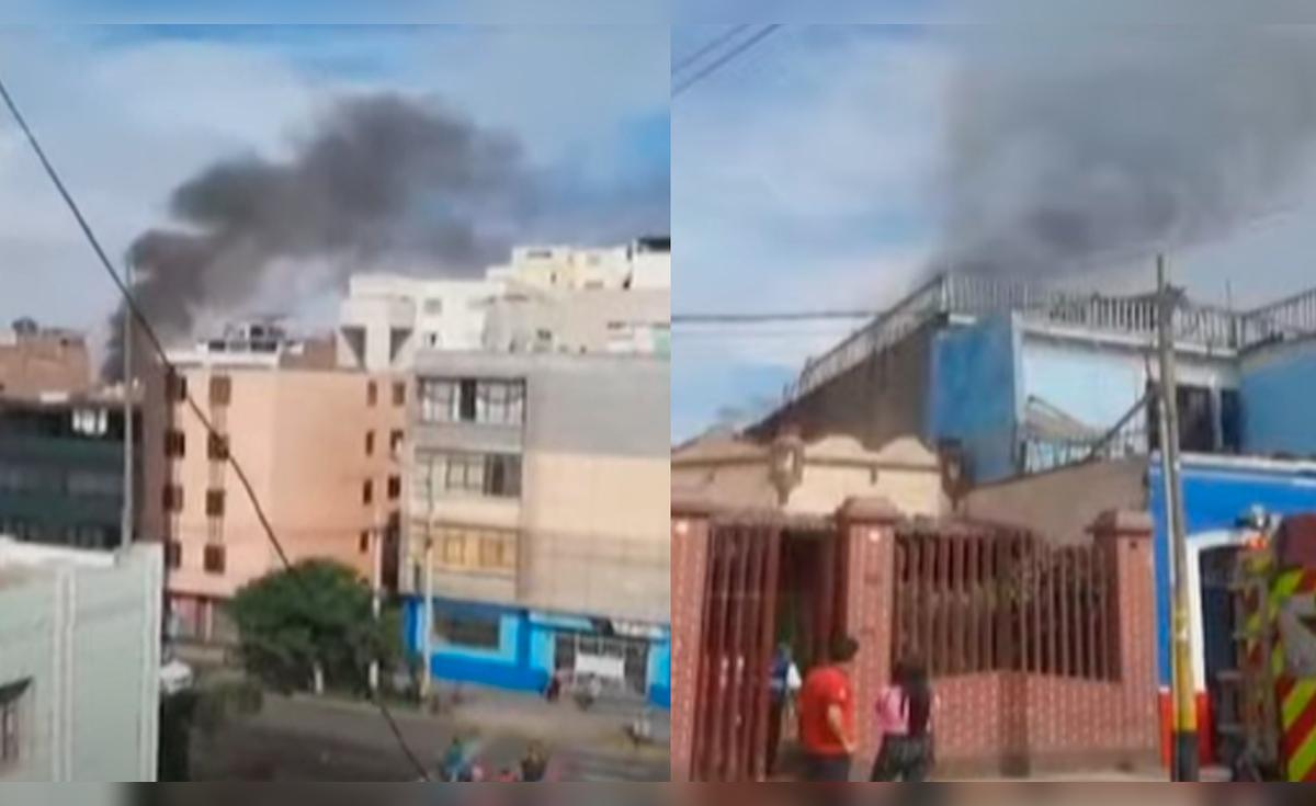 Breña: incendio de grandes proporciones se registra en vivienda cercana ...