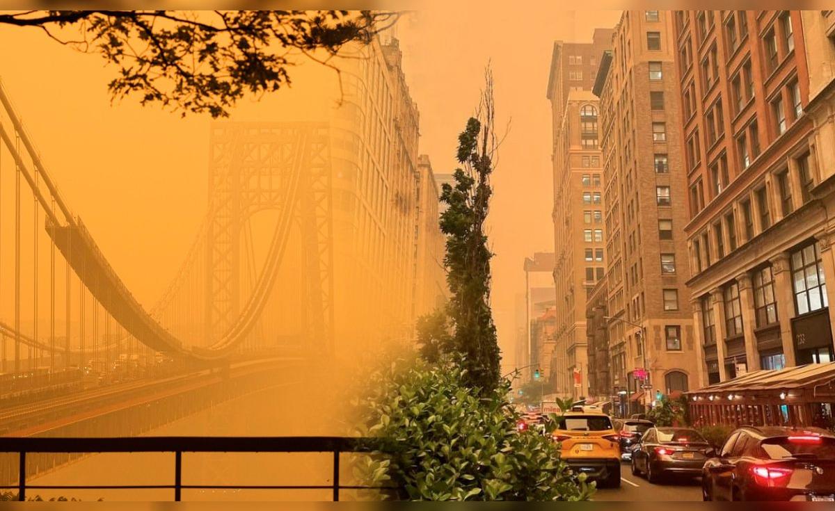 Nueva York cielo: ¿Qué pasa y por qué el cielo de New York está naranja ...