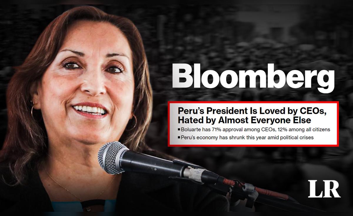 Bloomberg define a Boluarte como una 