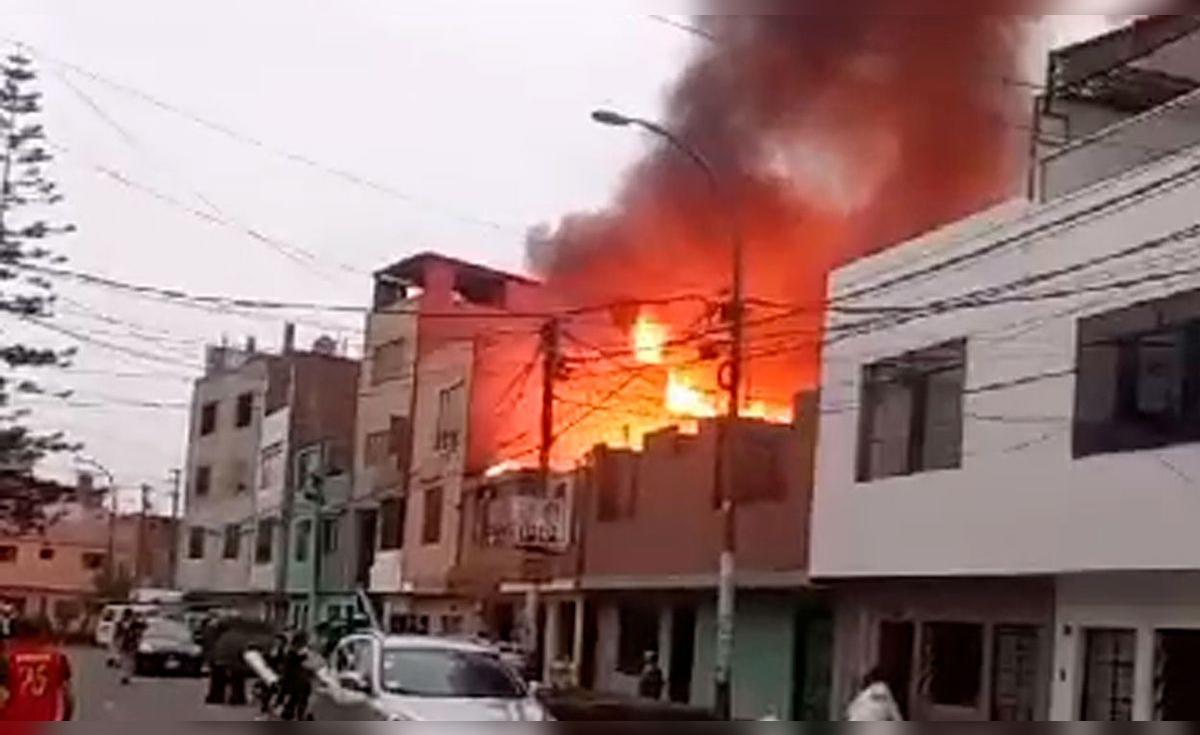 SMP: incendio de grandes proporciones se registra en una vivienda ...