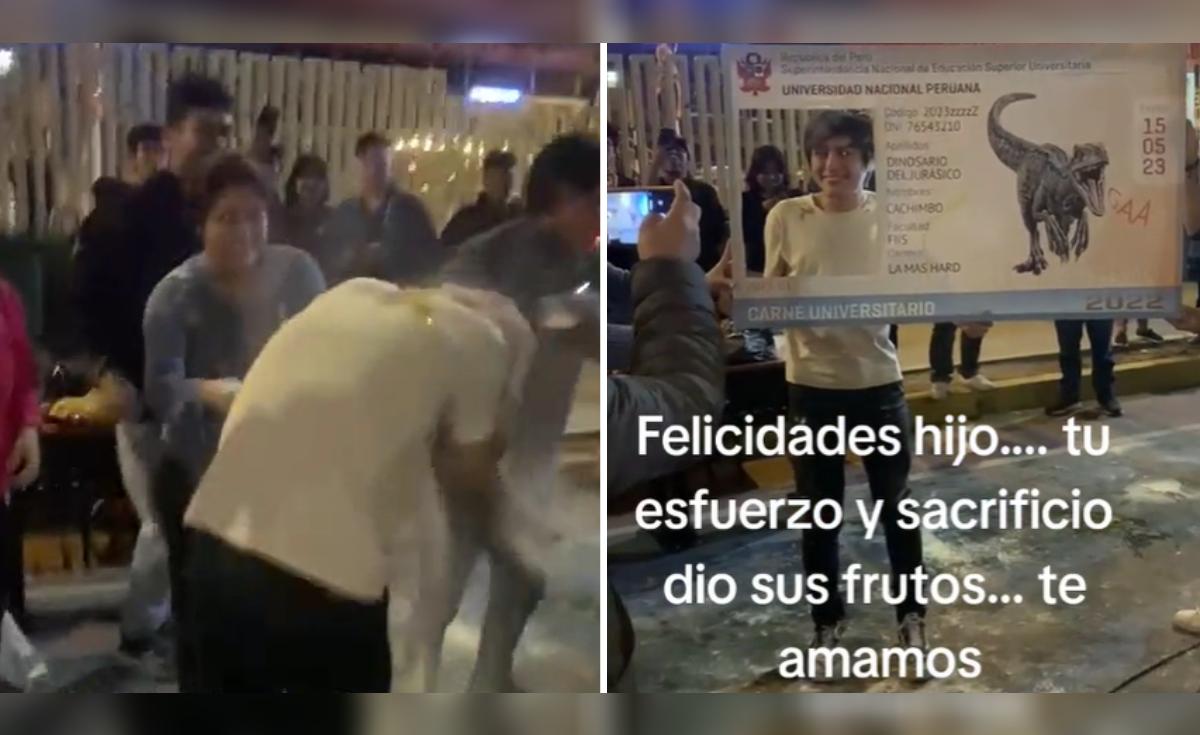 resultados UNI| TikTok viral | Joven ingresa a la UNI y su familia le ...