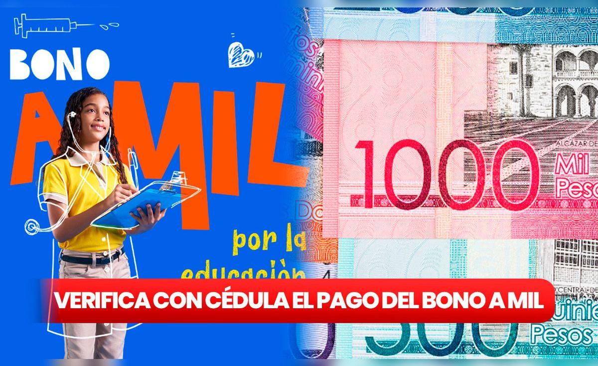 Bono a Mil consulta 2023: LINK para registrarte y recibir el pago de 1. ...