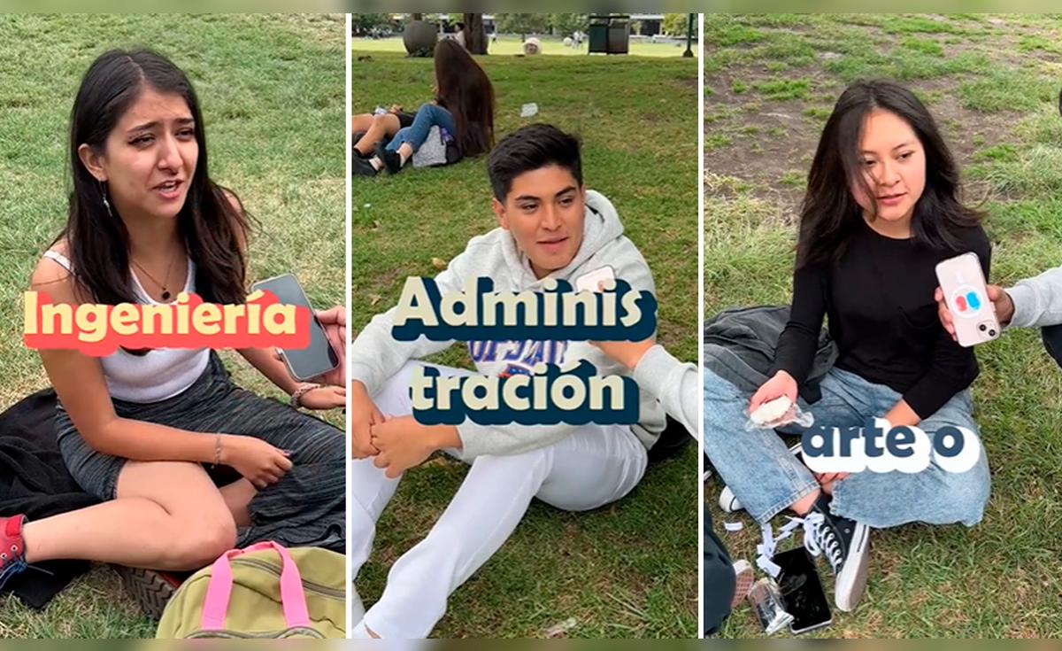 TikTok viral | Estudiantes universitarios responden cuál es la carrera ...