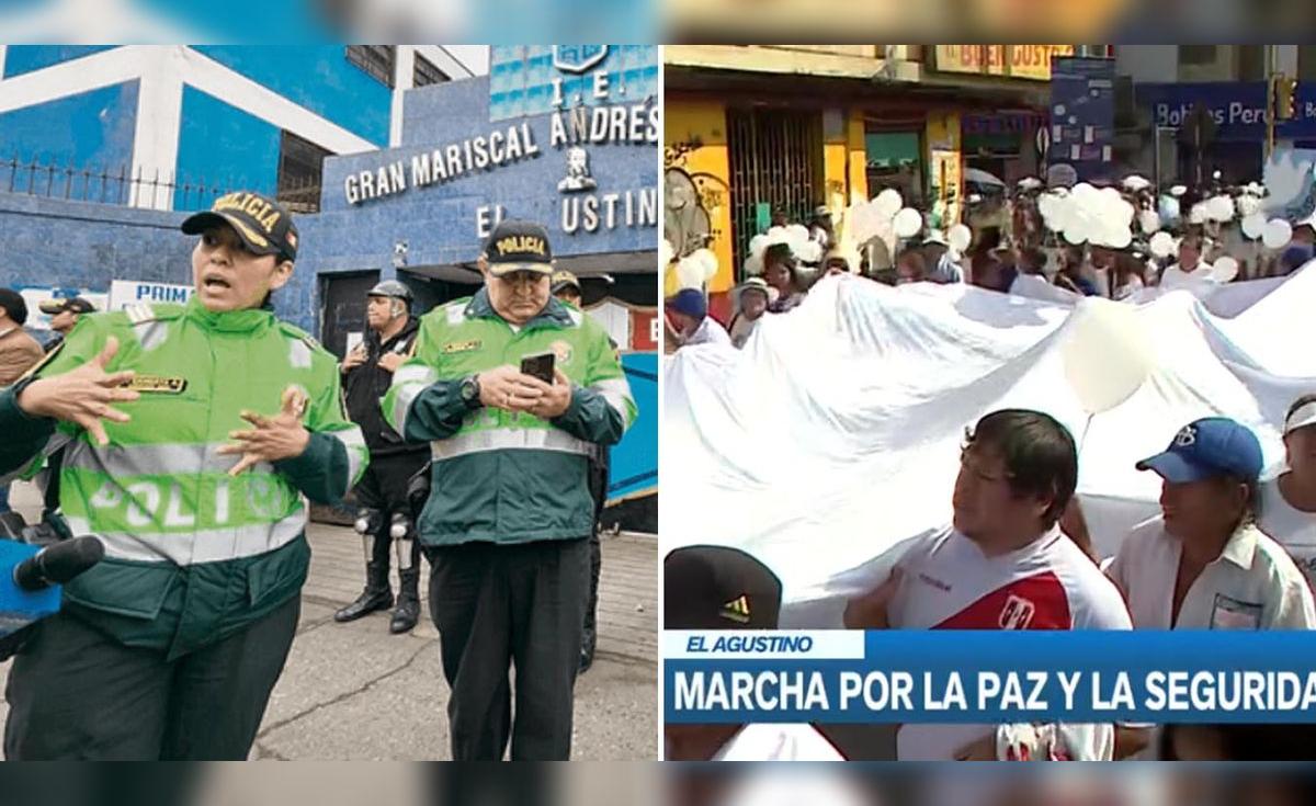 El Agustino: vecinos marchan por las calles del distrito para exigir ...