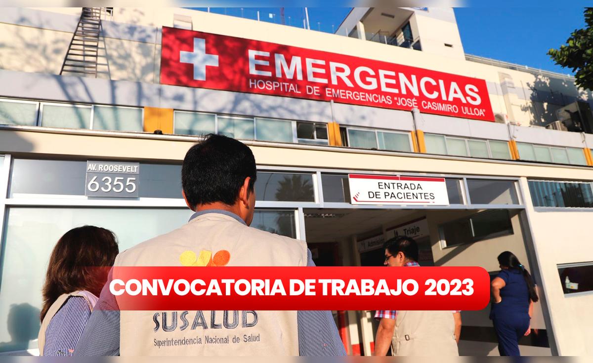 Empleos 2024 en Perú: Susalud ofrece puestos de trabajo con sueldos de hasta 10.000 soles; ¿cómo postular? | trabajos en lima | atmp | Convocatorias de trabajo | La República