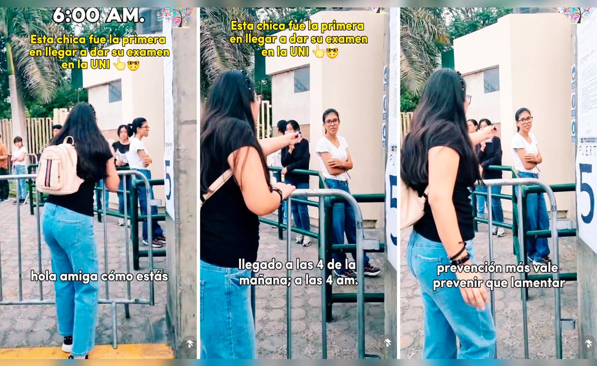 TikTok viral | Postulante a la UNI llega a las 4 am para dar su examen ...
