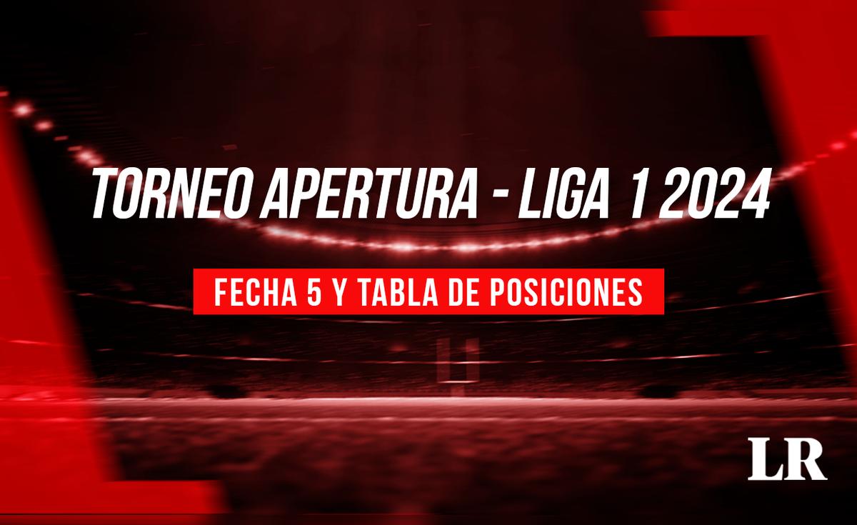 Tabla de posiciones Liga 1 2024 EN VIVO: programación y resultados de ...